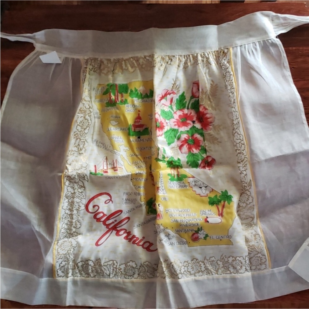 VINTAGE CALIFORNIA Souvenir Apron